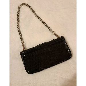 Black Sequin Wallet/Clutch